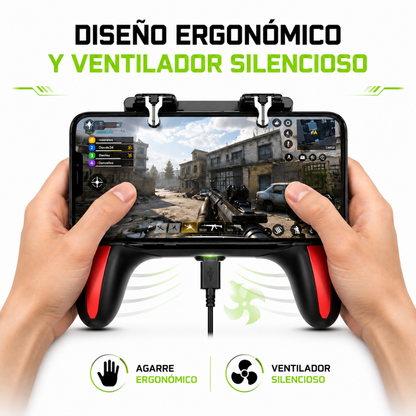 🎮 Control Gamer con Ventilador