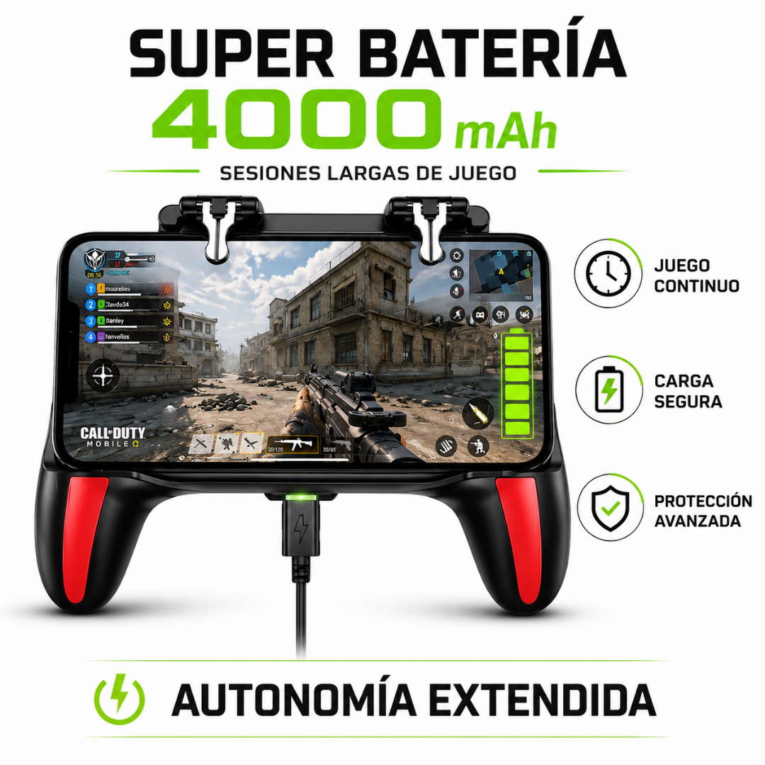 🎮 Control Gamer con Ventilador