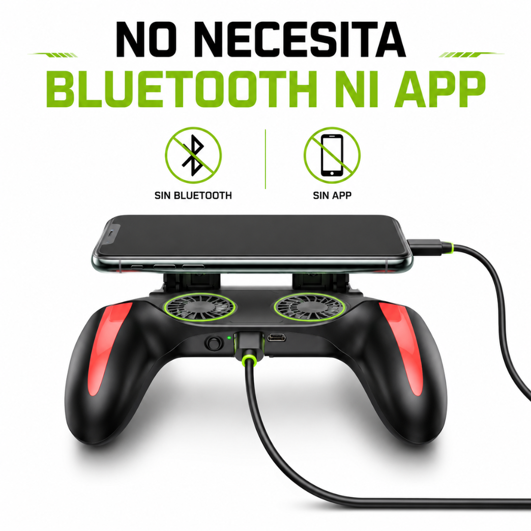 🎮 Control Gamer con Ventilador